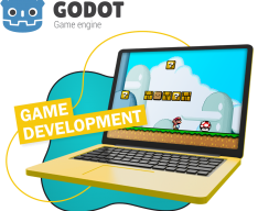 Godot.  Основа создания легендарных игр - КИБЕРшкола программирования для детей, компьютерные курсы для школьников, начинающих и подростков - KIBERone г. Нагорный