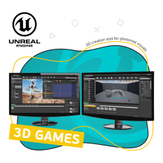 Unreal Engine 4. Игровой движок - КИБЕРшкола программирования для детей, компьютерные курсы для школьников, начинающих и подростков - KIBERone г. Нагорный