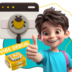 Тестирование & Vibe Debug. Охотники за багами - КИБЕРшкола программирования для детей, компьютерные курсы для школьников, начинающих и подростков - KIBERone г. Нагорный