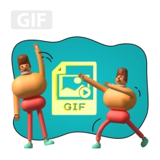 Gif-анимация - КИБЕРшкола программирования для детей, компьютерные курсы для школьников, начинающих и подростков - KIBERone г. Нагорный