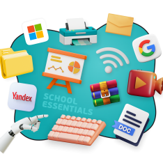 Цифровая база для школьника - КИБЕРшкола программирования для детей, компьютерные курсы для школьников, начинающих и подростков - KIBERone г. Нагорный