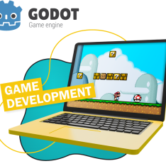 Godot.  Основа создания легендарных игр - КИБЕРшкола программирования для детей, компьютерные курсы для школьников, начинающих и подростков - KIBERone г. Нагорный