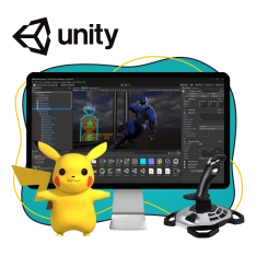 Мир игр на Unity 2D на популярном движке + AI-помощники - КИБЕРшкола программирования для детей, компьютерные курсы для школьников, начинающих и подростков - KIBERone г. Нагорный