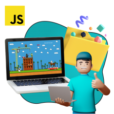 Программирование на JavaScript. Учимся создавать игры! - КИБЕРшкола программирования для детей, компьютерные курсы для школьников, начинающих и подростков - KIBERone г. Нагорный
