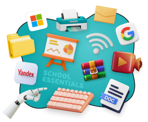 Цифровая база для школьника - КИБЕРшкола программирования для детей, компьютерные курсы для школьников, начинающих и подростков - KIBERone г. Нагорный