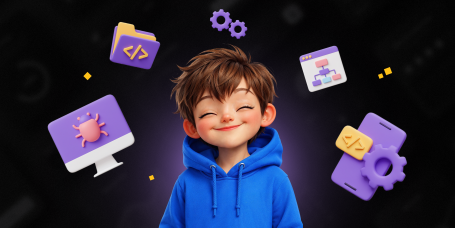 Идеальный сайт с нуля: код, дизайн и AI-помощник - КИБЕРшкола программирования для детей, компьютерные курсы для школьников, начинающих и подростков - KIBERone г. Нагорный